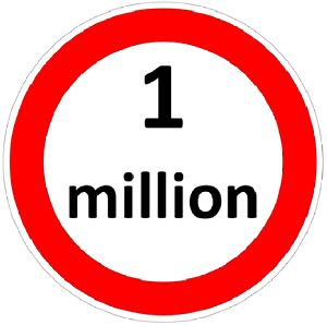 One million speed limit