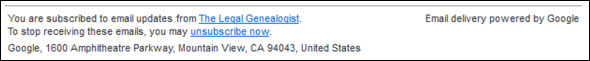 Feedburner footer