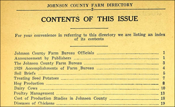 Johnson Farm Directory