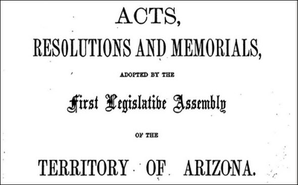 Arizona session laws