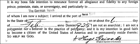 Hugo declaration
