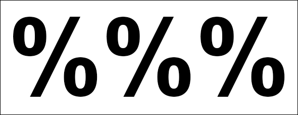 percentage
