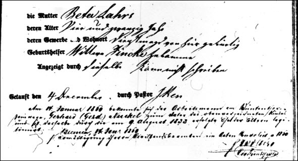 Anna birth note