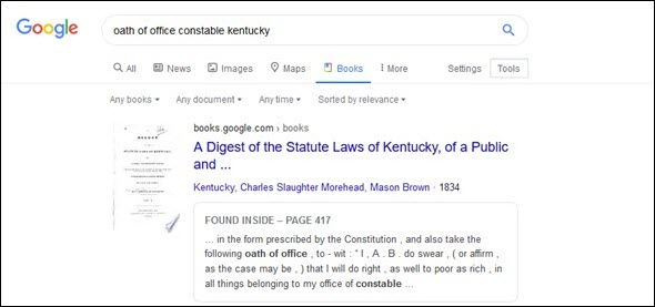 Google Books search
