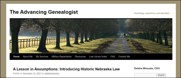 Advancing Genealogist