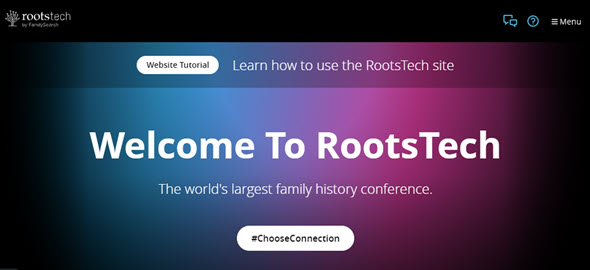 Rootstech banner
