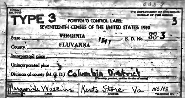 census taker form