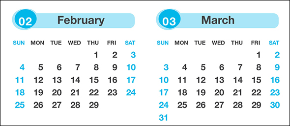 February-March 2024