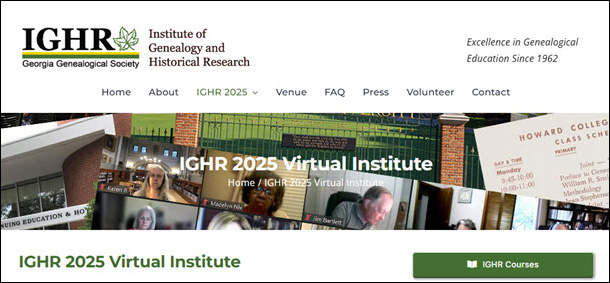IGHR banner